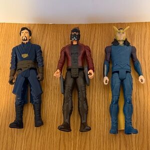 Set of Three Marvel Action Figures